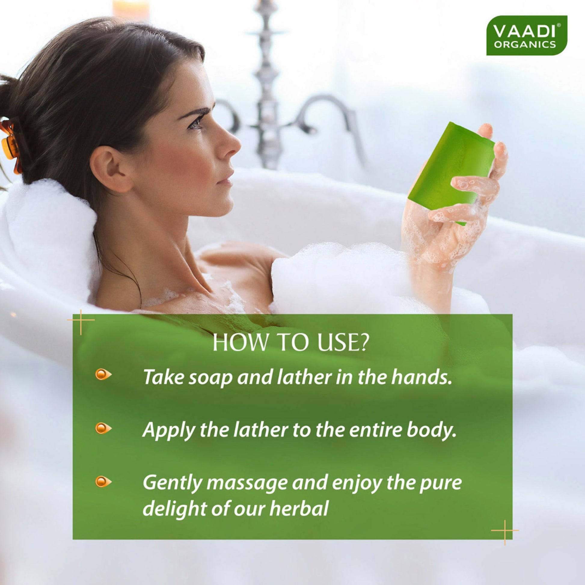 Vaadi Herbals Breezy Aloe Vera Soap - Pack Of 6