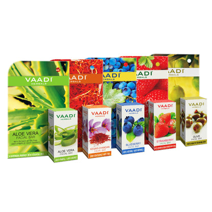 Vaadi Herbals Assorted Facial Bar (Pack Of 5)