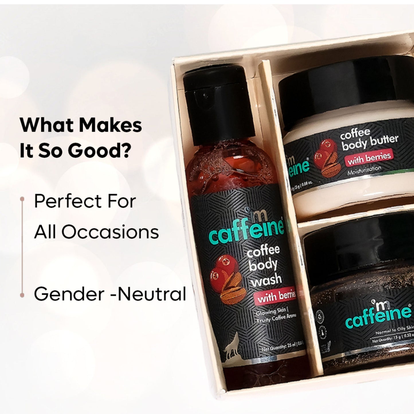 MCaffeine Mini Coffee & Berries Body De-Tan Kit â€“ Valentineâ€™s Day Skincare Gift
