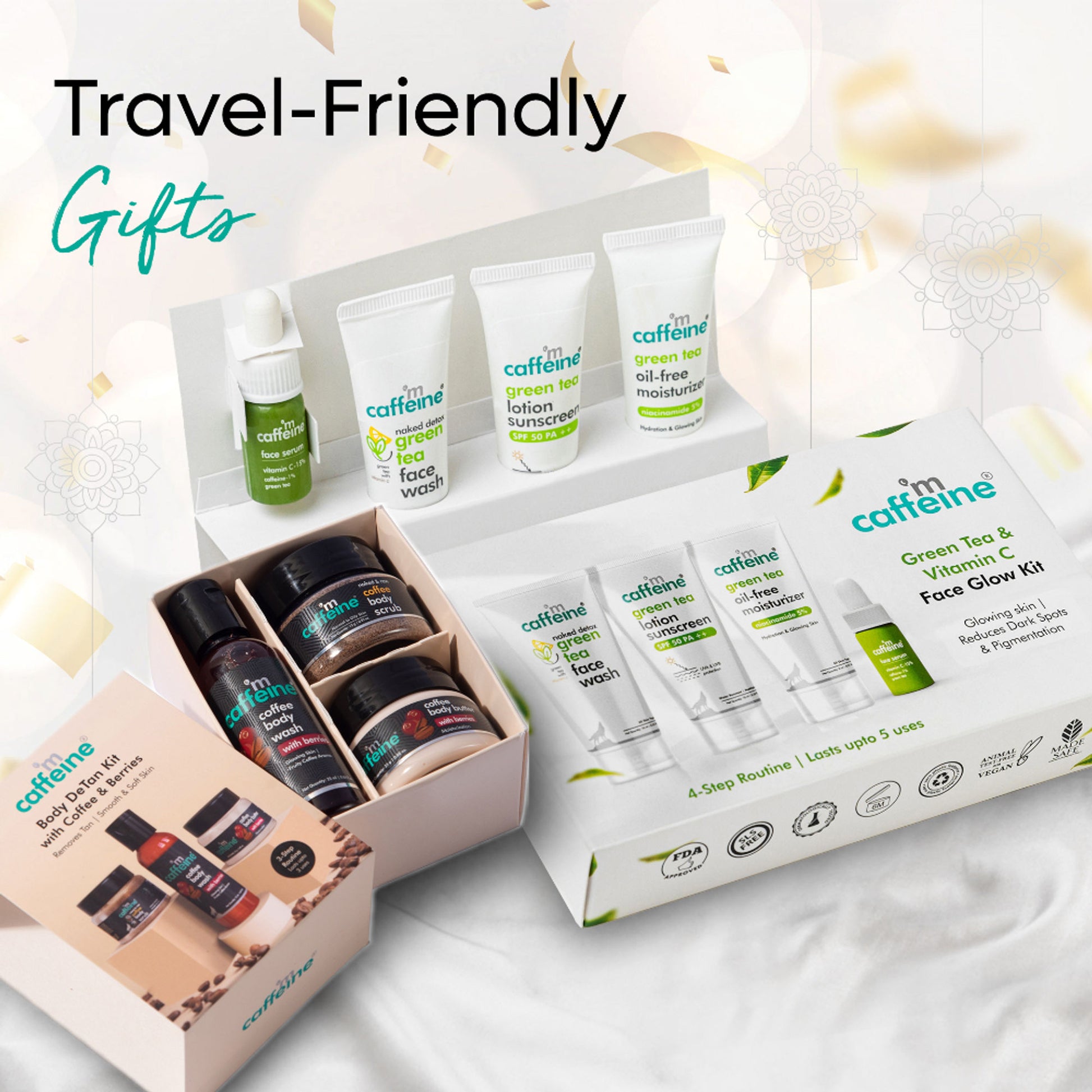 MCaffeine Mini Coffee & Berries Body De-Tan Kit â€“ Valentineâ€™s Day Skincare Gift