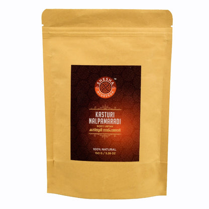 Shesha Ayurveda Kasturi Nalpamaradi Body Ubtan With Musk Turmeric For Tan Removal