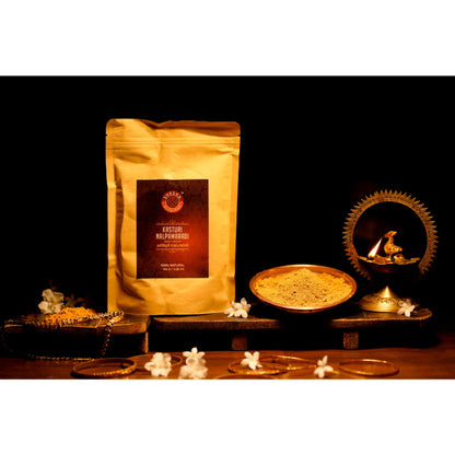 Shesha Ayurveda Kasturi Nalpamaradi Body Ubtan With Musk Turmeric For Tan Removal