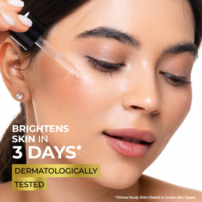 Streax Bright & Shine Face Serum For Brightening, Dark Spots Reduction