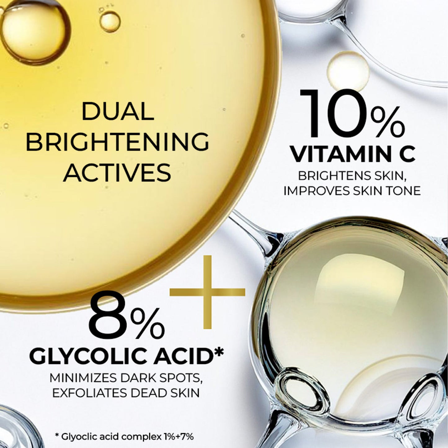 Streax Bright & Shine Face Serum For Brightening, Dark Spots Reduction