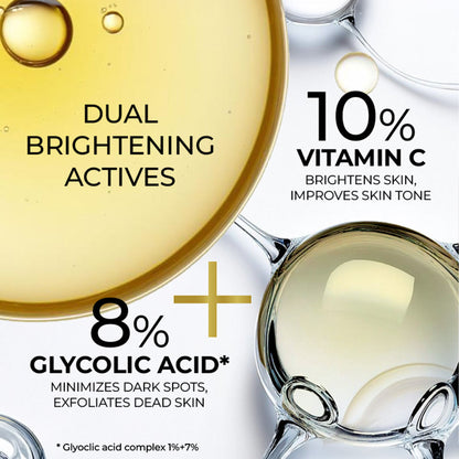 Streax Bright & Shine Face Serum For Brightening, Dark Spots Reduction