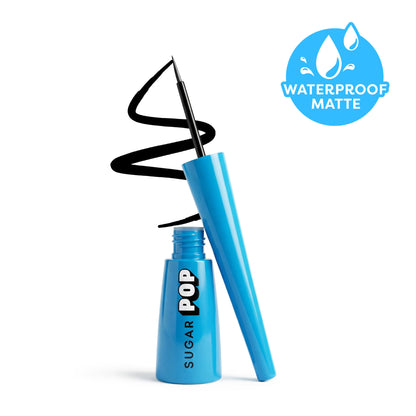 SUGAR POP Matte Eyeliner, Waterproof Smudge-Proof - Black