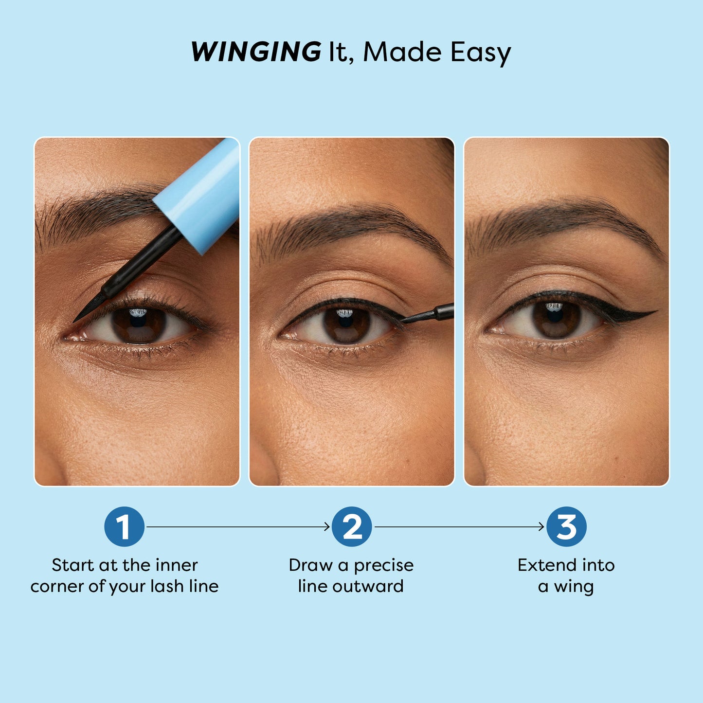 SUGAR POP Matte Eyeliner, Waterproof Smudge-Proof - Black