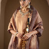 Dhiyona IE Women Bandhani Printed Regular Sequinned Kurta with Trousers & With Dupatta