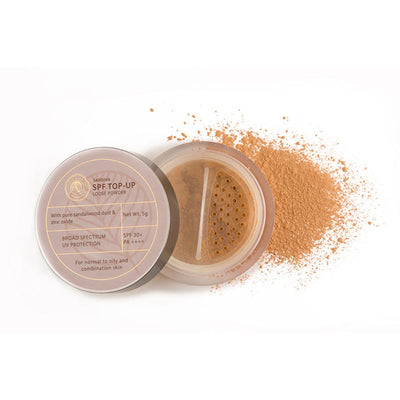 Sandiva SPF Top-Up Loose Powder with Zinc Oxide, SPF 30+ PA++++, UV Protection, No White Cast - Tint 11