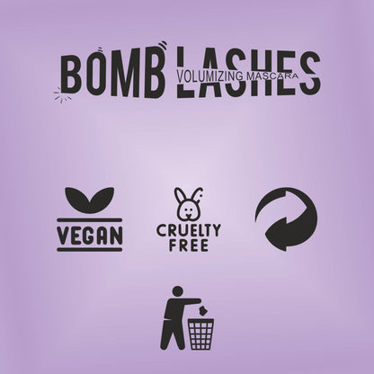 Matt look Bomb Lashes Volumizing Mascara - Black