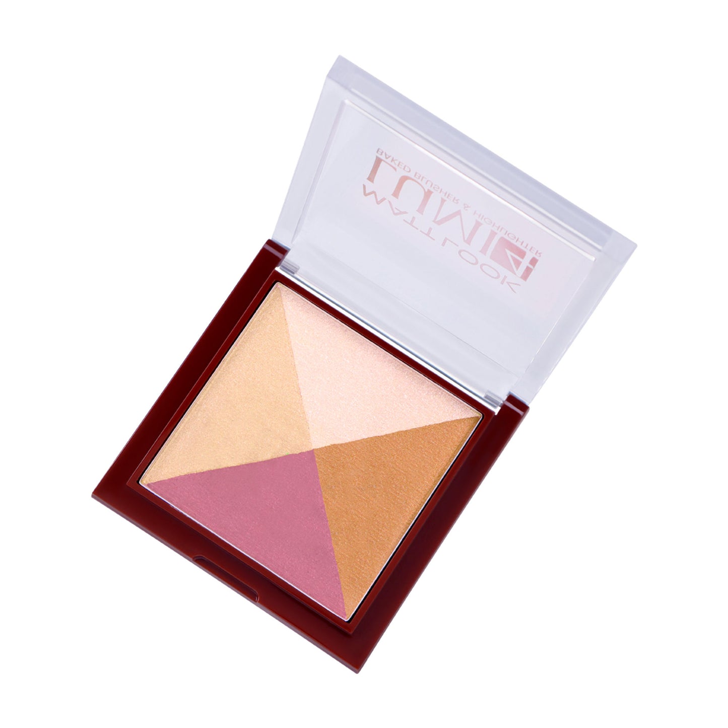 Matt look Lumi 4 Baked Blusher & Highlighter - Lust Of Love