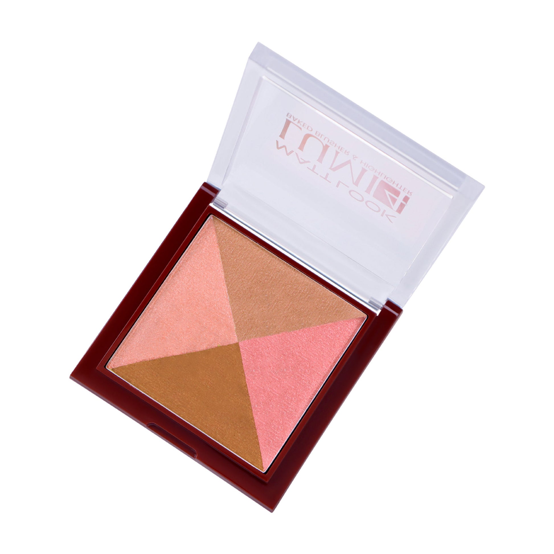 Matt look Lumi 4 Baked Blusher & Highlighter - Fresh Glow