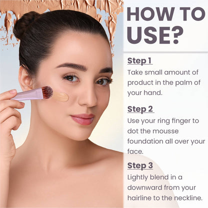 Matt look Bare Canvas Hydra Foundation - Nude Glow