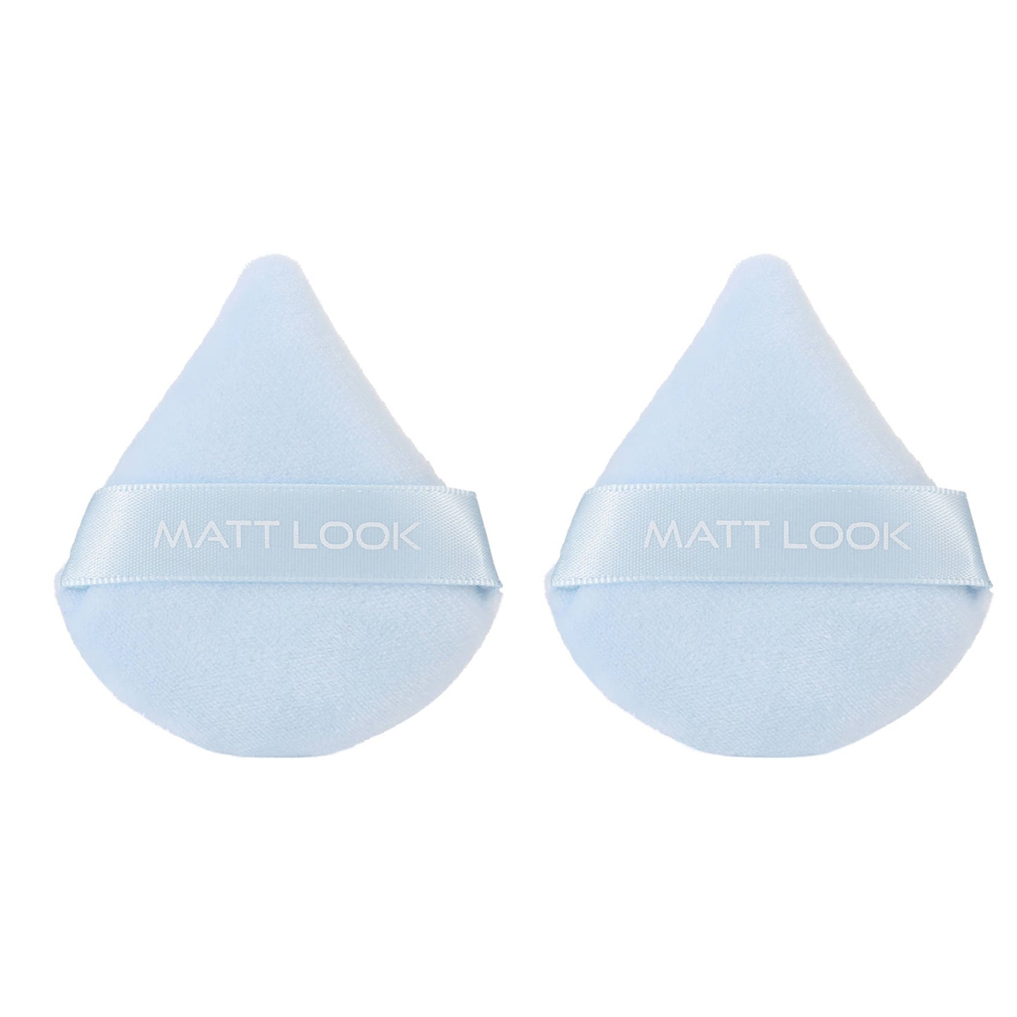 Matt look Pizza Clouds Powder Blue Puff - Pack Of 2