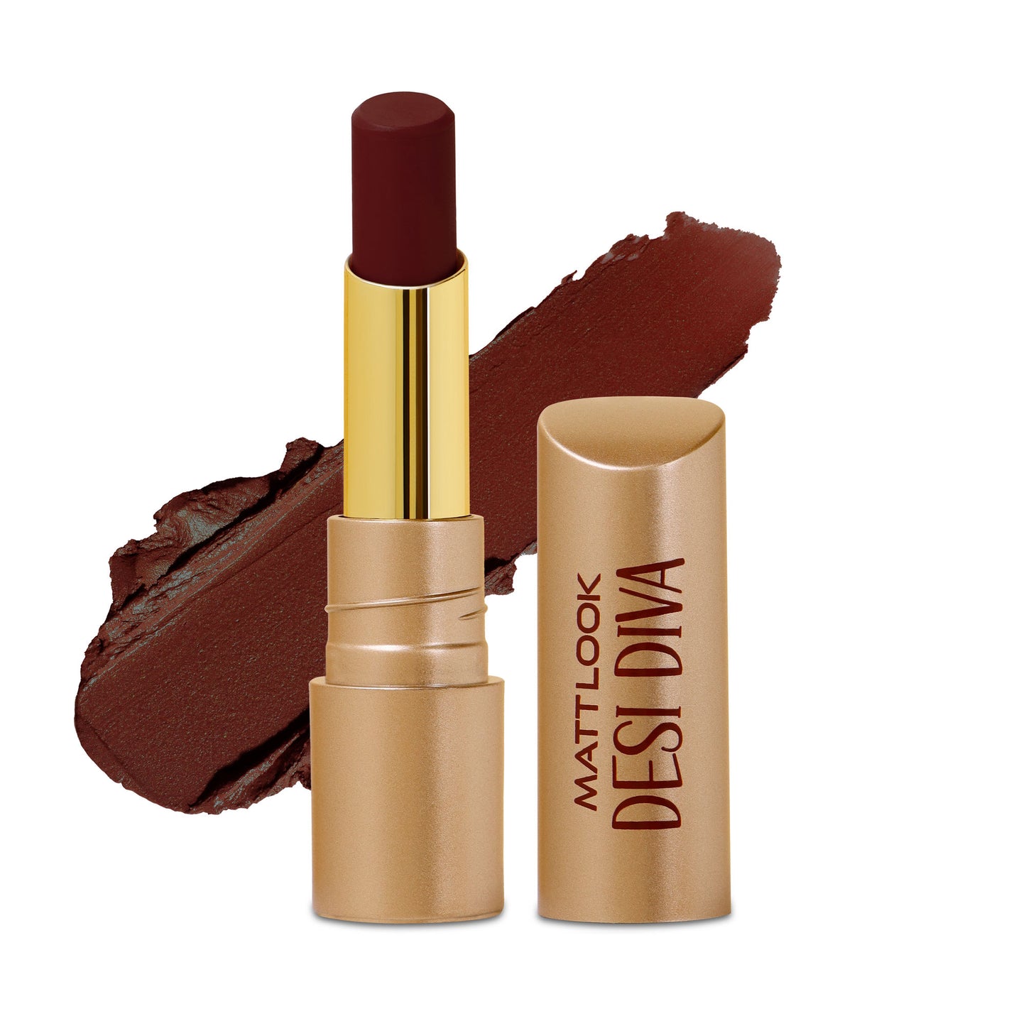 Matt look Desi Diva HD Matte Lipstick - Molten Red-05