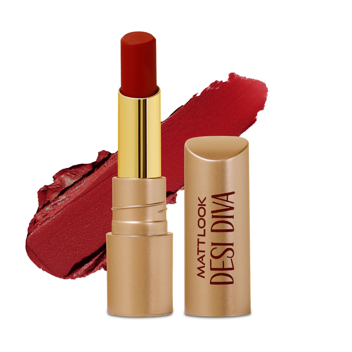 Matt look Desi Diva HD Matte Lipstick - Maroon Envy-11