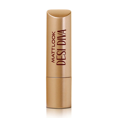 Matt look Desi Diva HD Matte Lipstick - Dark Chocolate-17