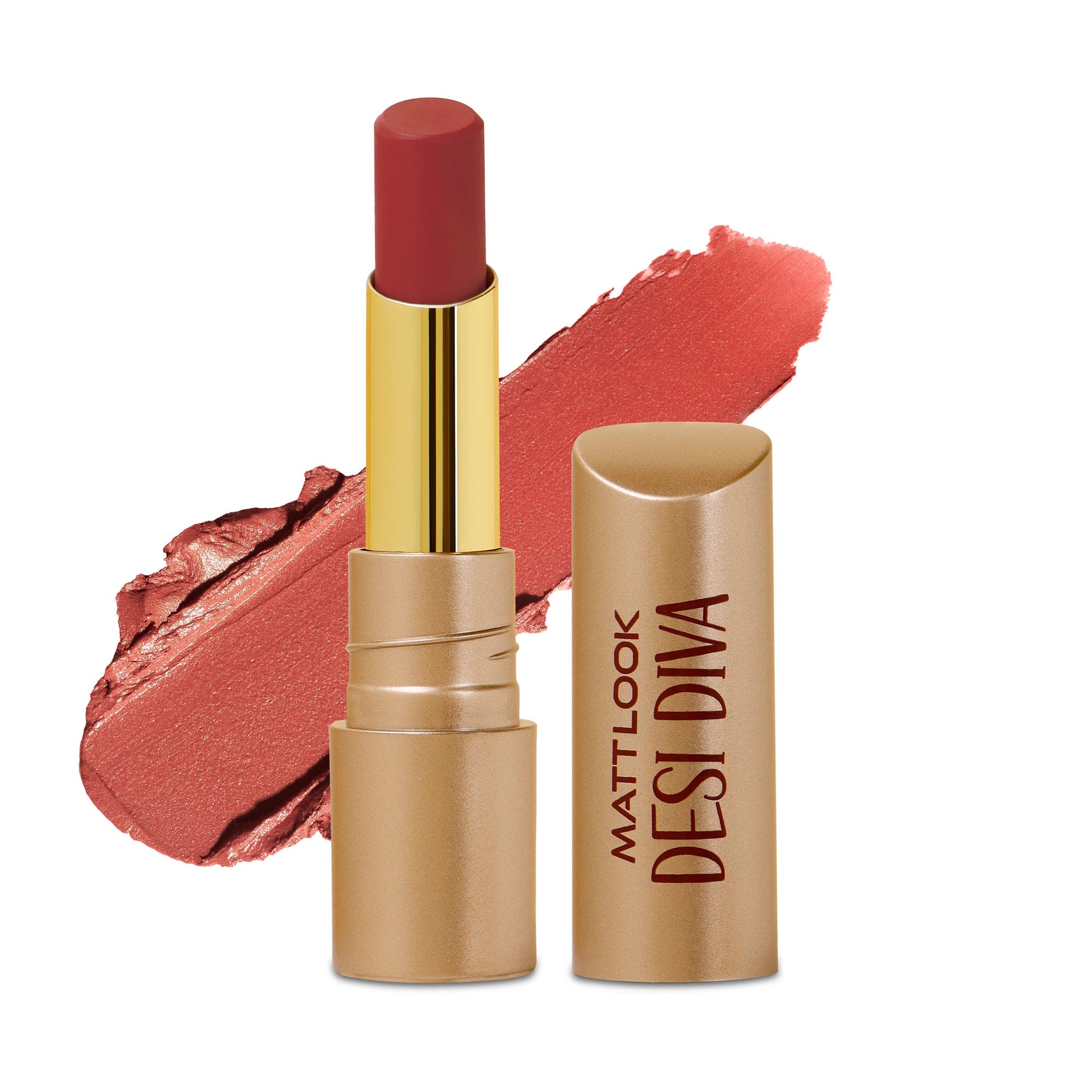 Matt look Desi Diva HD Matte Lipstick - Nude Blush-22