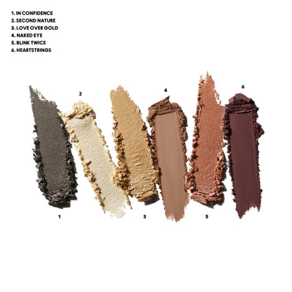 M.A.C Connect In Colour X6 Eye Shadow Palette - Nuanced Neutrals