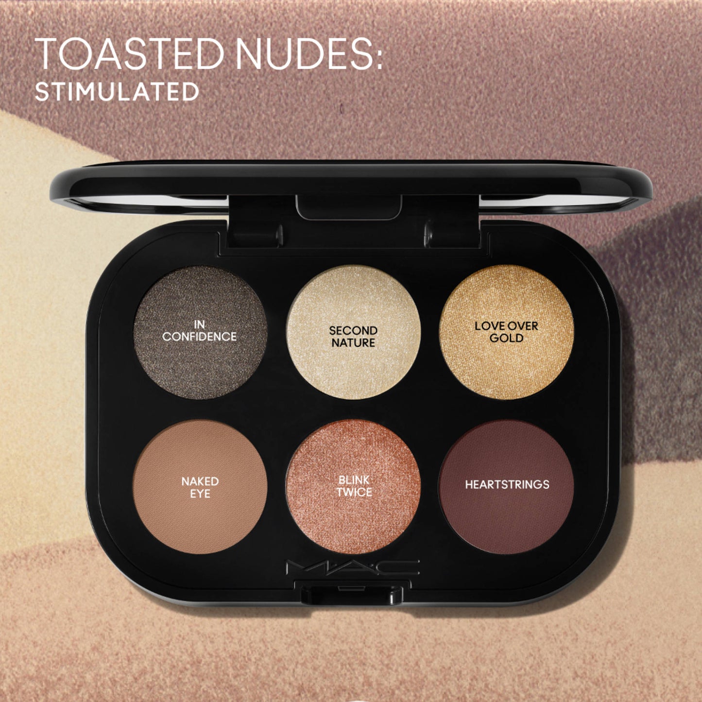 M.A.C Connect In Colour X6 Eye Shadow Palette - Nuanced Neutrals