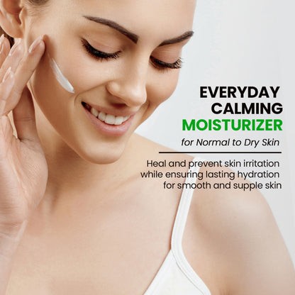 AromaMusk Ceramide and Hyaluronic Acid moisturizer jar with a clean, minimalist design and a white lid.