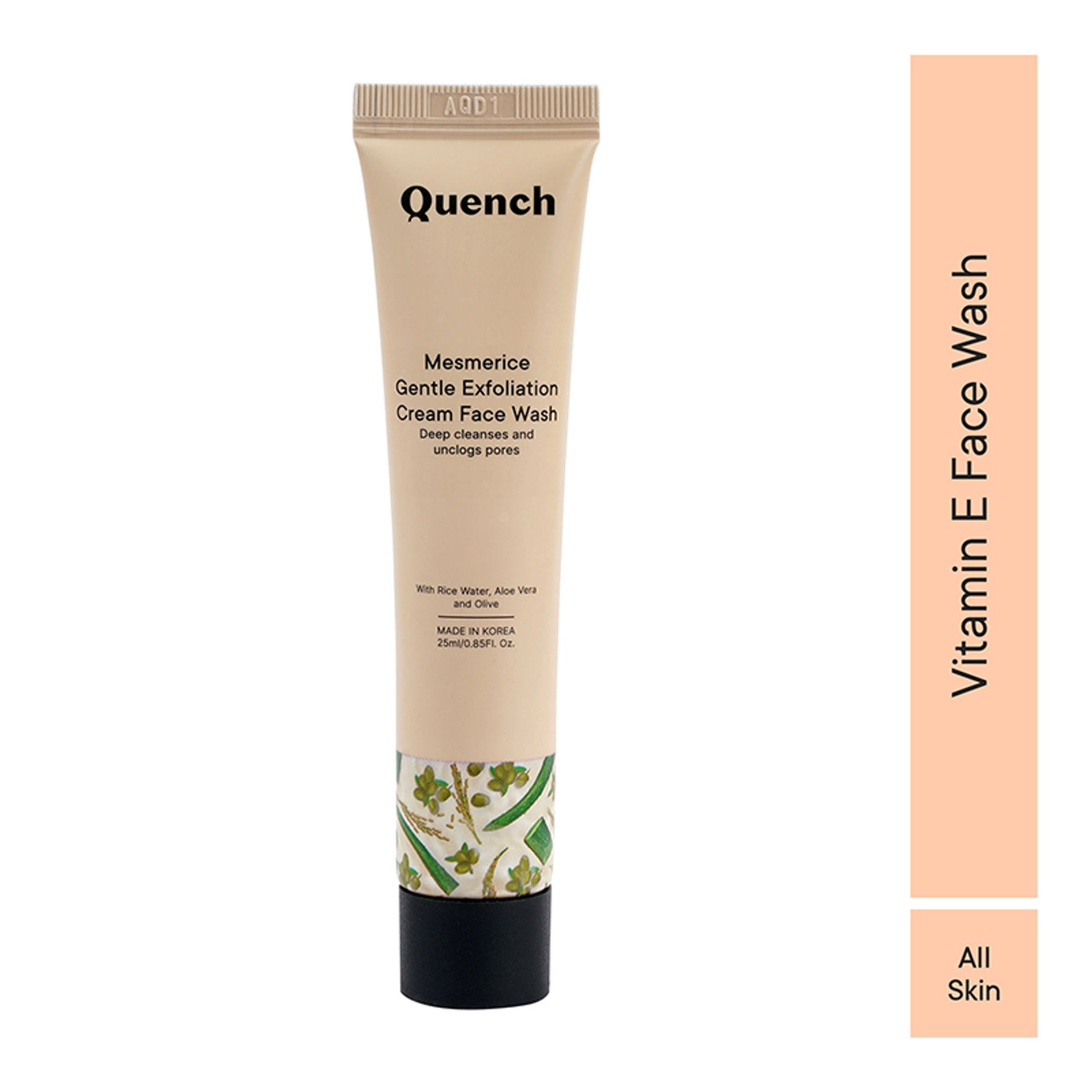Quench Rice Water Gentle Exfoliation Cream Face Wash