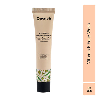 Quench Rice Water Gentle Exfoliation Cream Face Wash