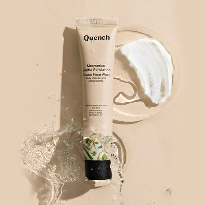Quench Rice Water Gentle Exfoliation Cream Face Wash
