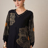 Indyancart IE Floral Printed V-Neck Tunic With Palazzo
