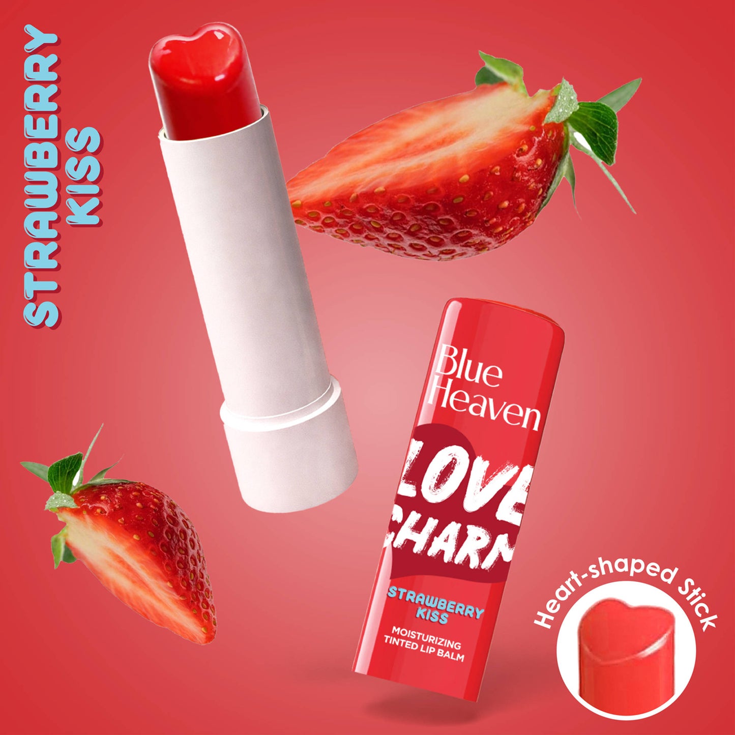 Blue Heaven Love Charm Tinted Lip Balm Pack Of 3 - Multicolor