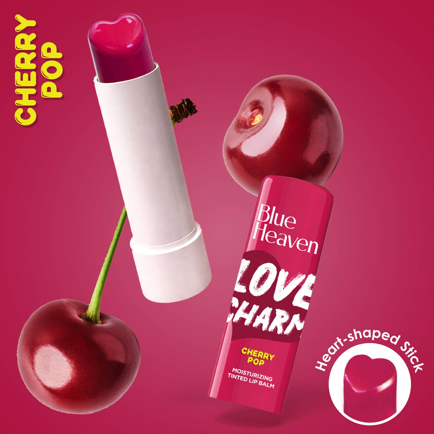 Blue Heaven Love Charm Tinted Lip Balm Pack Of 3 - Multicolor