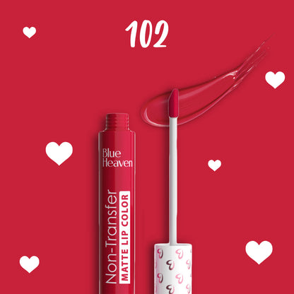 Blue Heaven Non Transfer Lip Color Pack Of 3 - Red