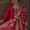 Dhiyona IE Ethnic Motifs Embroidered Straight Kurta With Trousers & Dupatta