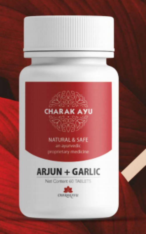 Charakayu Arjun + Garlic Tablets