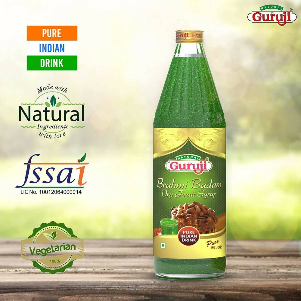 Jai Guruji Brahmi Badam Dry Fruit Syrup - Indyancart