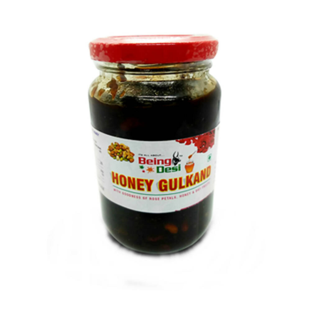 Being Desi Honey Gulkand With Dry-Fruits