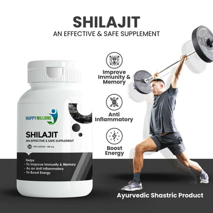 HappyMillions SJ Capsules ?Herbal Wellness Supplement for Vitality