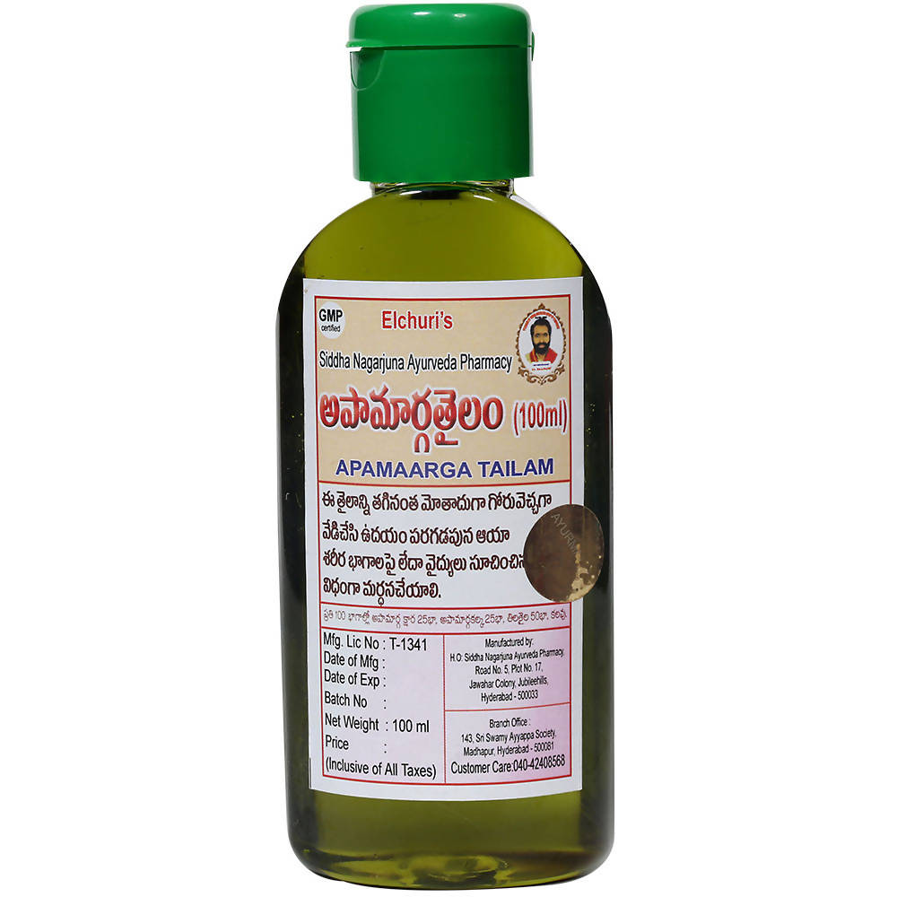Siddha Nagarjuna Ayurveda Apamarga Tailam - Indyancart