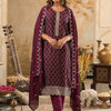 Dhiyona IE Women Geometric Embroidered Kurta with Trousers & Dupatta