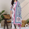 Dhiyona IE Women Floral Printed Regular Pure Cotton Kurta with Trousers & With Dupatta