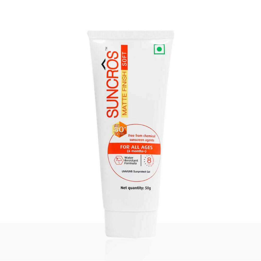 Suncros Matte Finish Soft Gel SPF 50+ - Indyancart