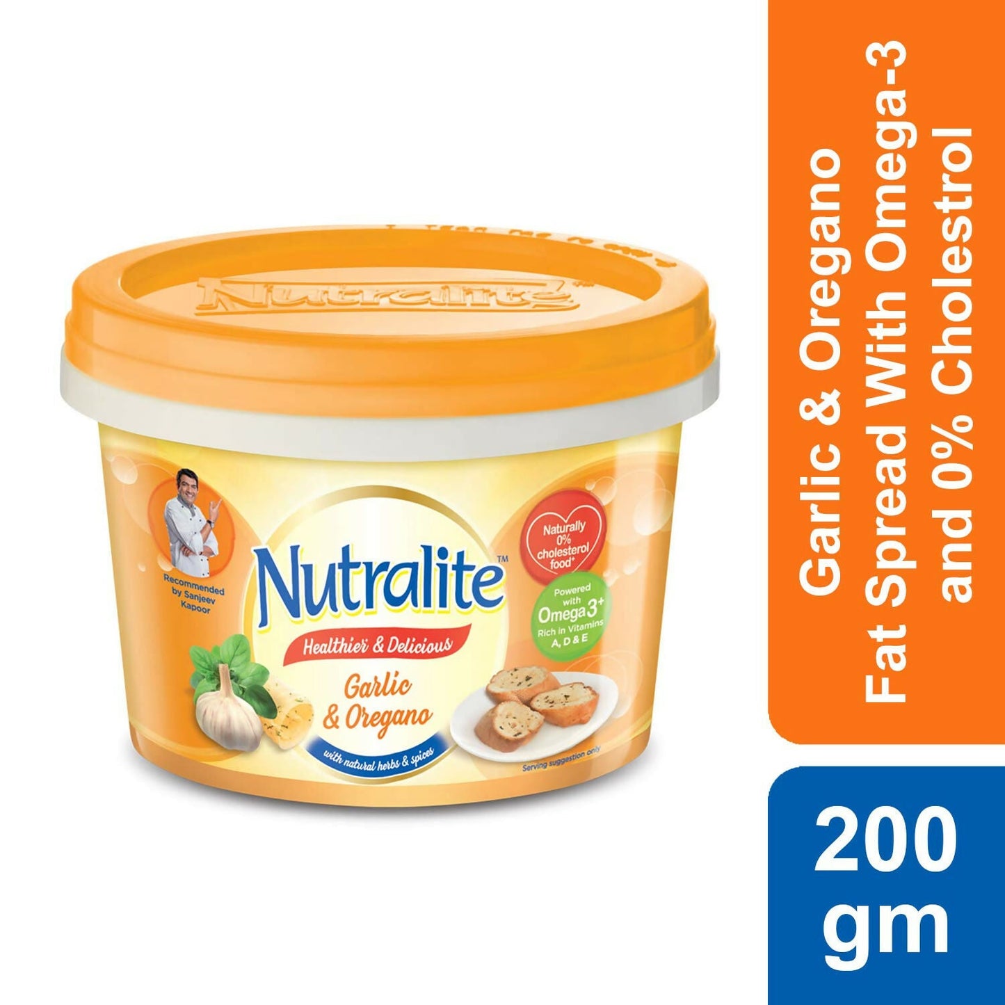 Nutralite Fat Spread - Garlic and Oregano Tub