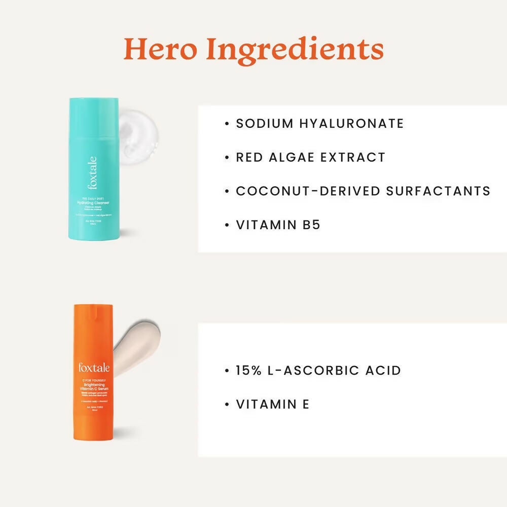 Foxtale Sunscreen from the CSMS Flawless Skin Combo, lightweight lotion with SPF for daily facial sun protection.