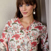 Dhiyona IE Women Floral Printed Cotton Kurta with Trousers & Dupatta