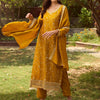 Dhiyona IE Ethnic Motifs Embroidered Round Neck Straight Kurta with Trousers & Dupatta