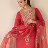 Dhiyona IE Women Ethnic Motifs Embroidered Regular Gotta Patti Kurta with Trousers & With Dupatta