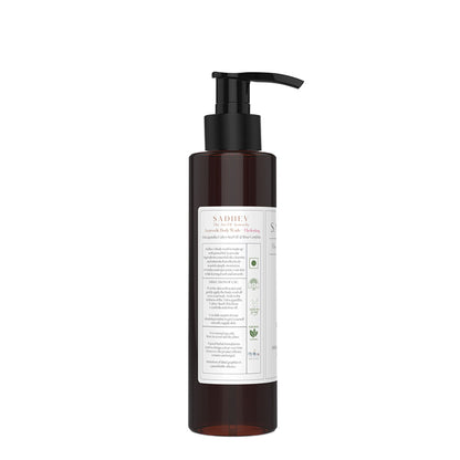 SADHEV Ayurvedic Ashwagandha, Celery Seed Oil & Rosa Centifolia Hydrating Body Wash