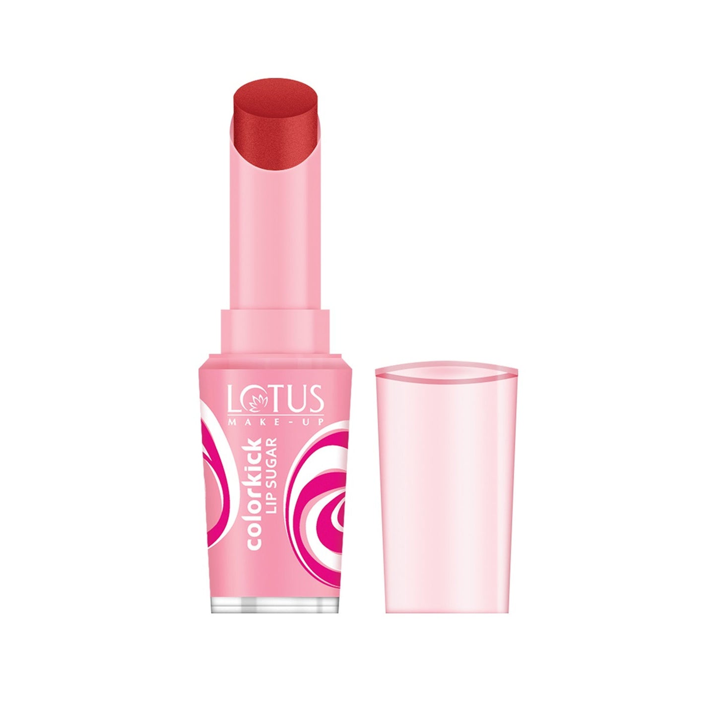 Lotus Make-Up Colorkick Lip Color Sugar Rose, SPF 20, Shea Butter & Vitamin E, Exfoliating - Sugar Rose