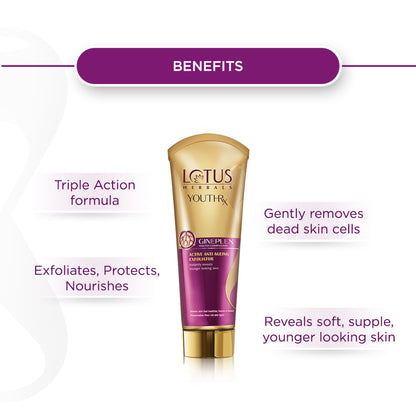 Lotus Herbals YouthRx Gineplex Active Anti-Ageing Exfoliator