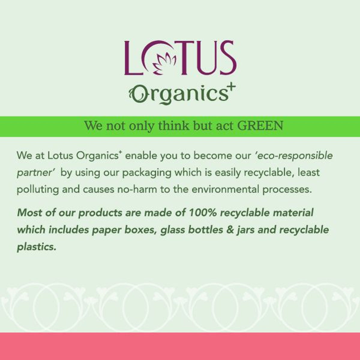 Lotus Organics Blissful Perfecting Masque